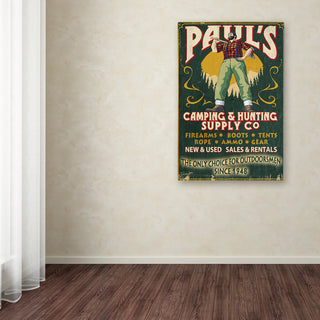 Lantern Press 'Travel Poster 76' Canvas Art, 16" x 24"