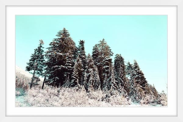 "Cold Winter Morning" Framed Painting Print, 45"x30"