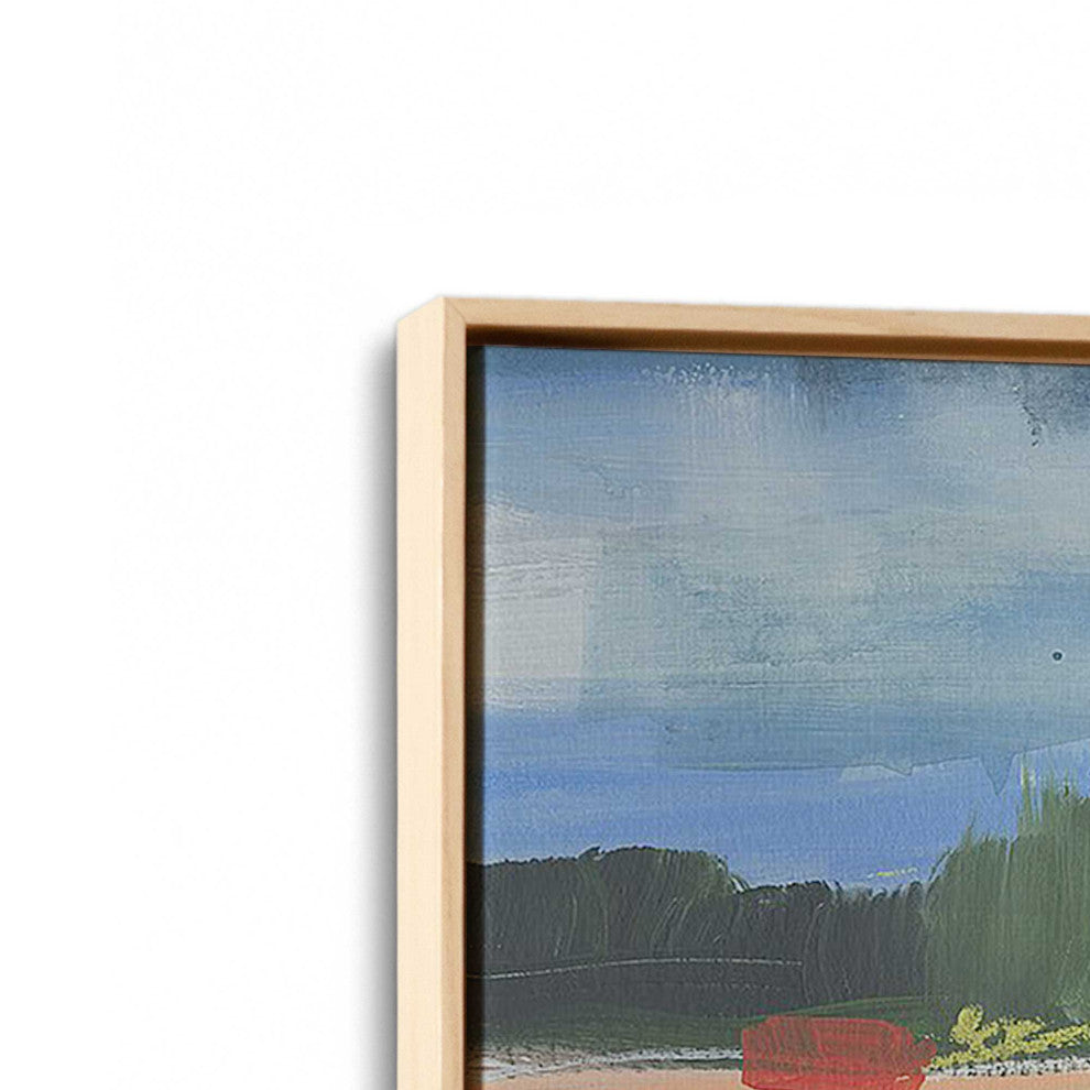 "Evening Radiance" - Abstract Interpretation of Dusk Canvas Art