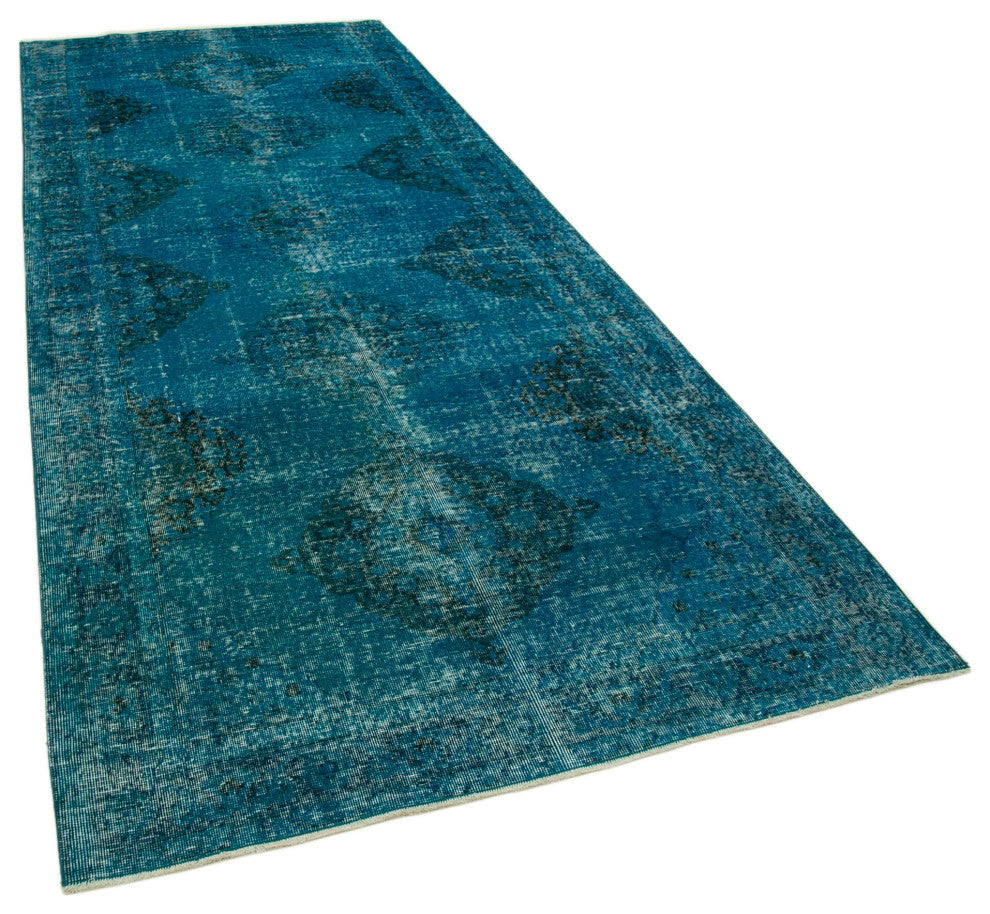 Rug N Carpet - Hand-knotted Anatolian 4' 9" x 11' 10" Rustic Runner Rug