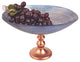 Handcrafted European Glass Centerpiece Low Footed Bowl
