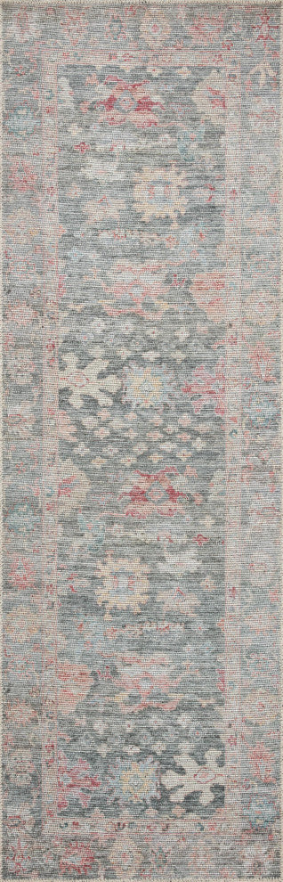 Loloi II Elysium Graphite / Multi 2'-6" x 9'-6" Runner Rug