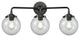 3-Light Beacon 24" Sconce, Oil Rubbed Bronze, Glass: Seedy