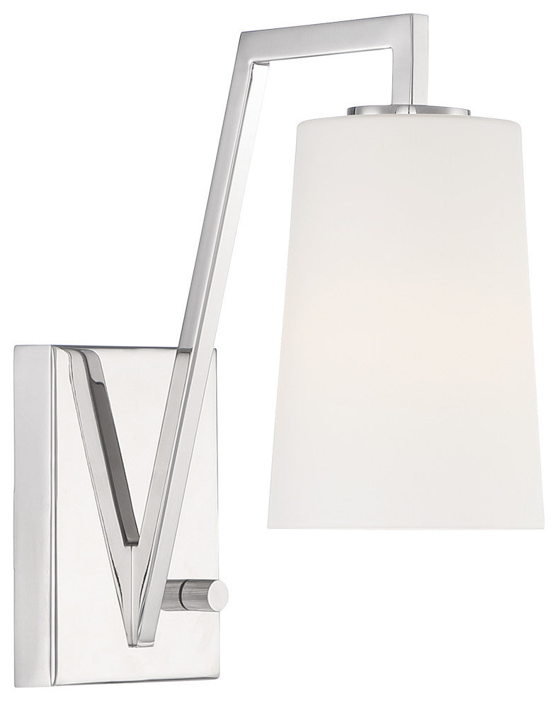 Avon 1 Light Polished Nickel Wall Mount