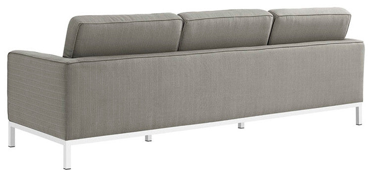 Modern Granite Loft Living Room Set Upholstered Fabric, 3-Piece Set