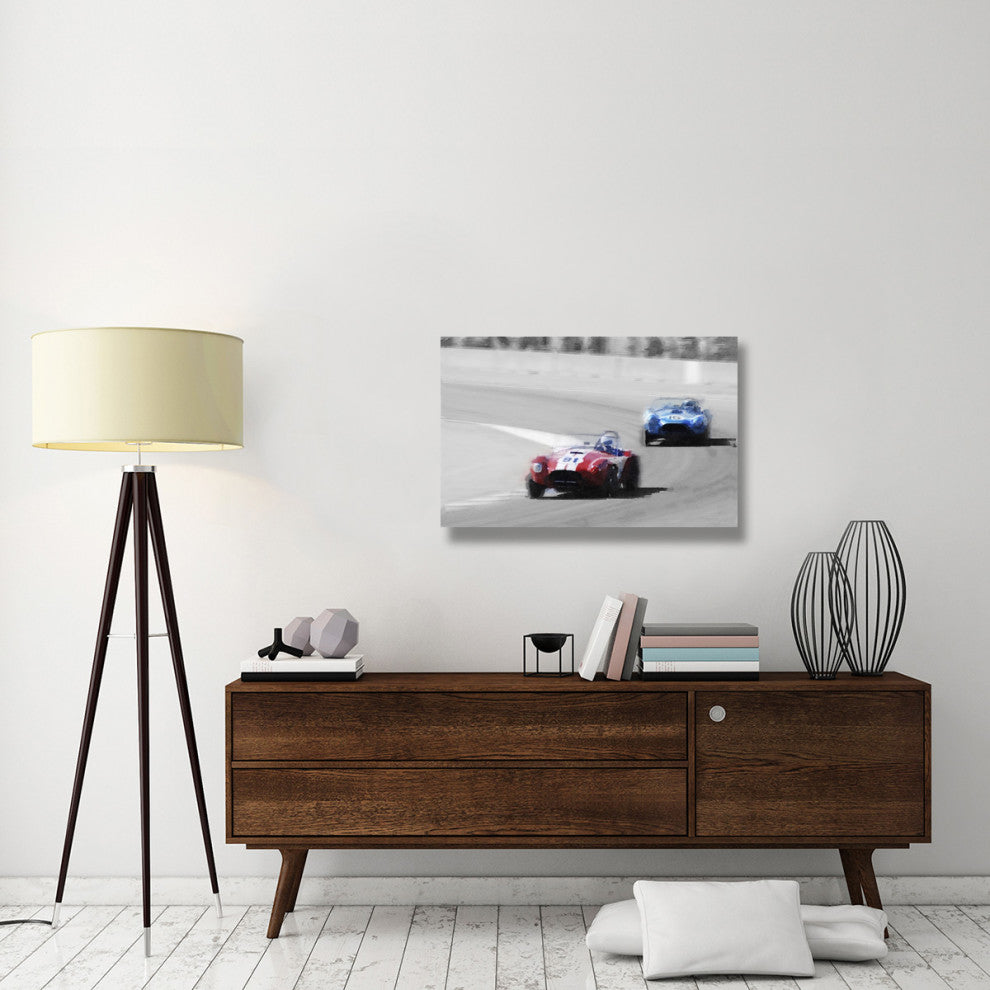 "AC Cobra Racing Monterey Watercolor" Fine Art Print