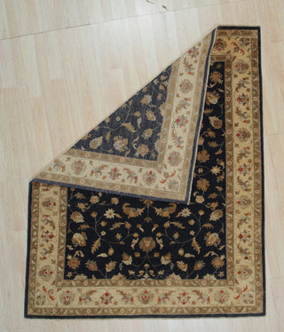Navy Traditional Oriental Peshwar Area Rug