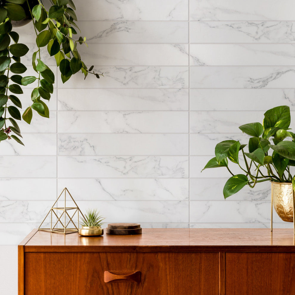 Tinos White Porcelain Floor and Wall Tile