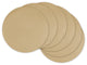 Round Woven Placemats, Set of 6, Natural