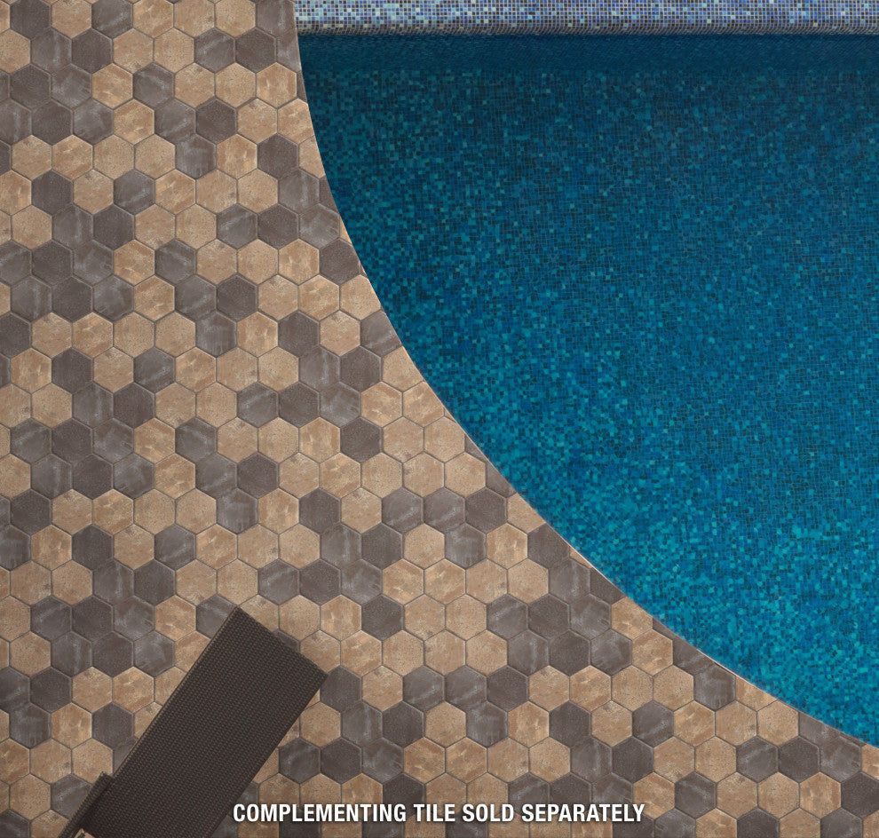 Brickyard Hex Olive Porcelain Floor and Wall Tile