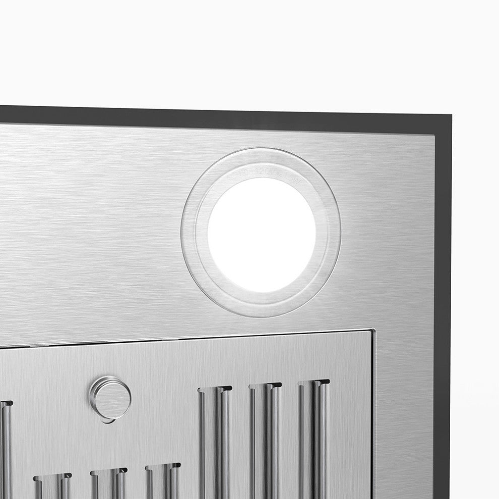 Streamline 36" Gasperi Convertible Wall Mount Range Hood, Stainless Steel