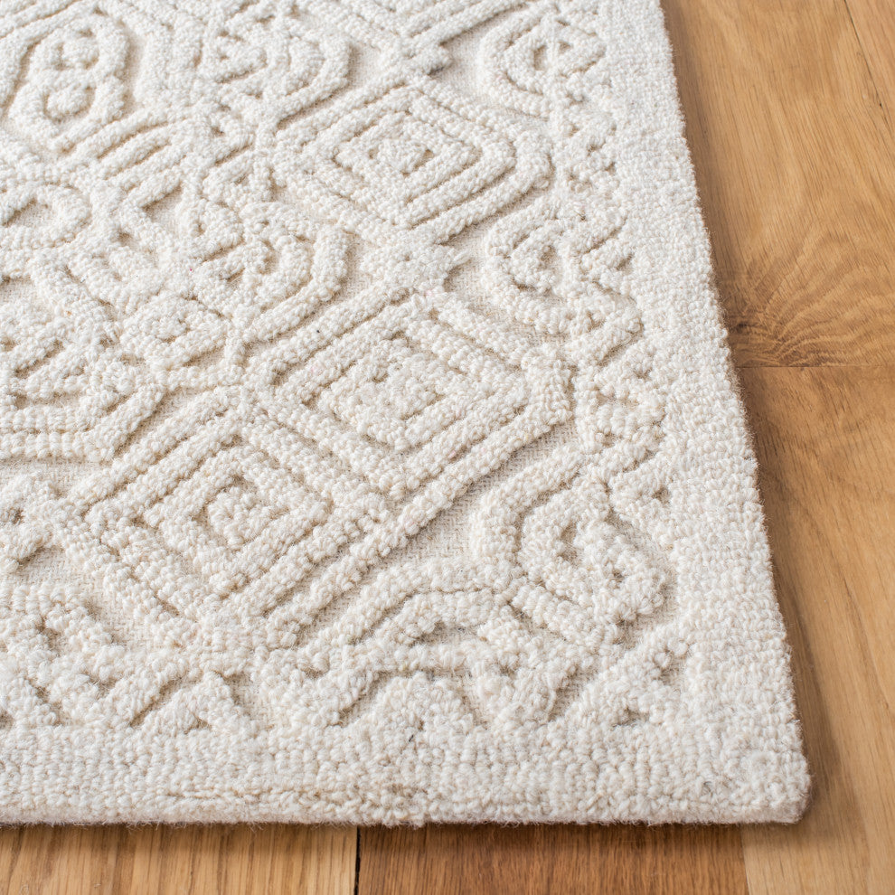 Safavieh Textural Collection TXT101A Rug, Ivory, 2'3" X 8'