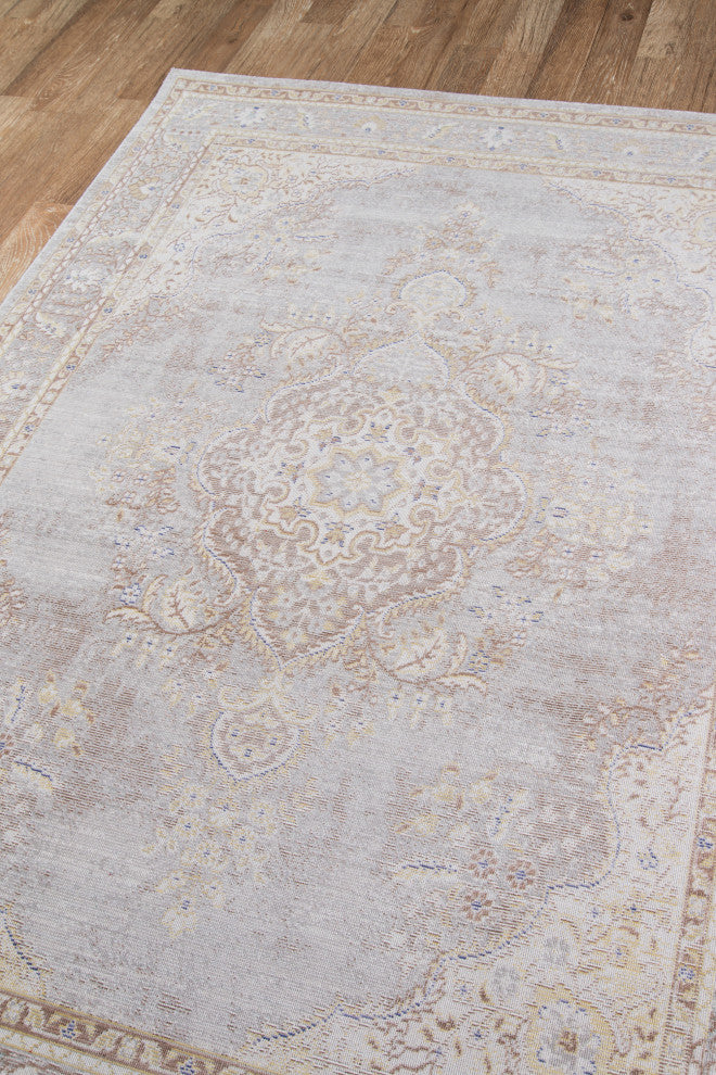 Isabella ISA-1 Machine Made Area Rug, Gray, 9'3"x11'10"