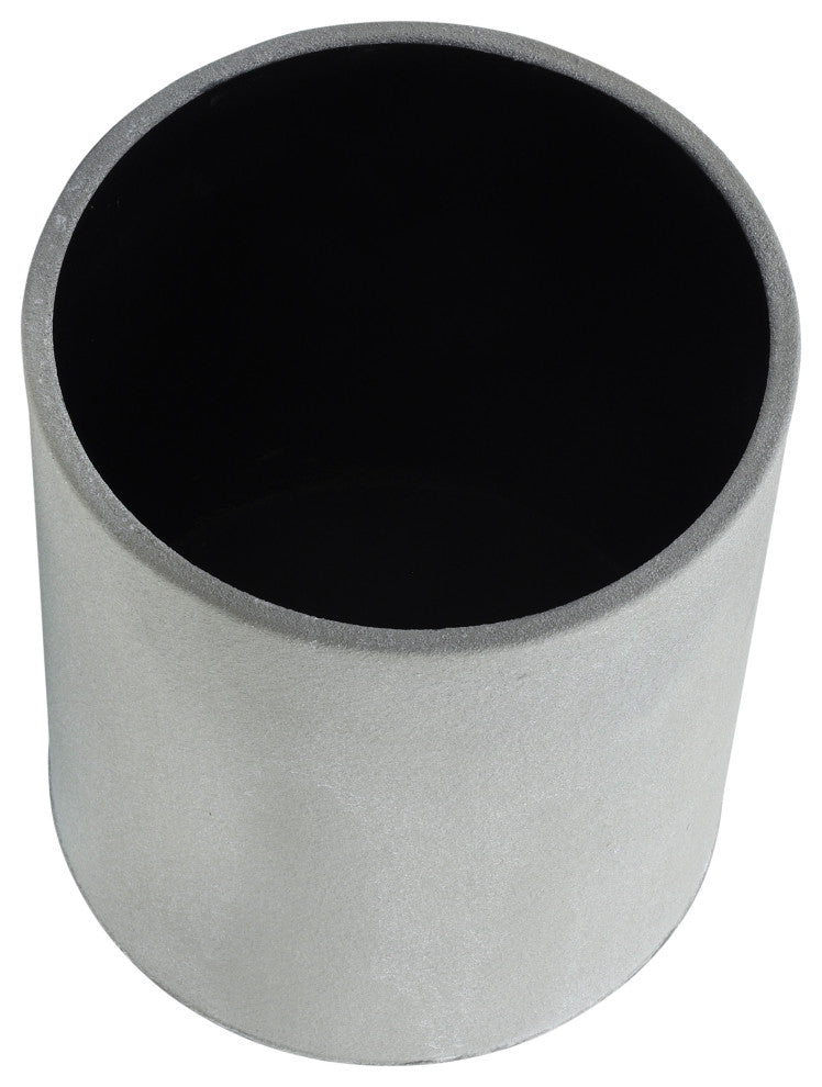 2-Piece Planter On Metal Stand Set, Gray