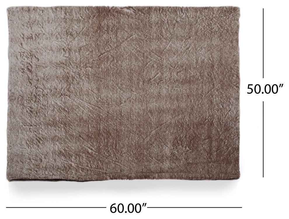 Bunny Faux Fur Throw Blanket