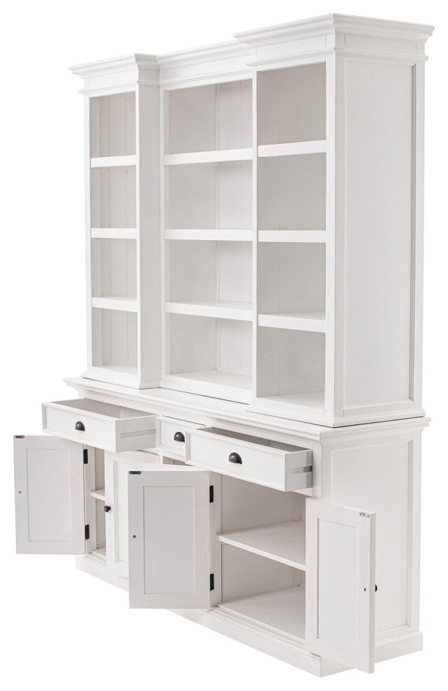 Classic White Large Kitchen Hutch