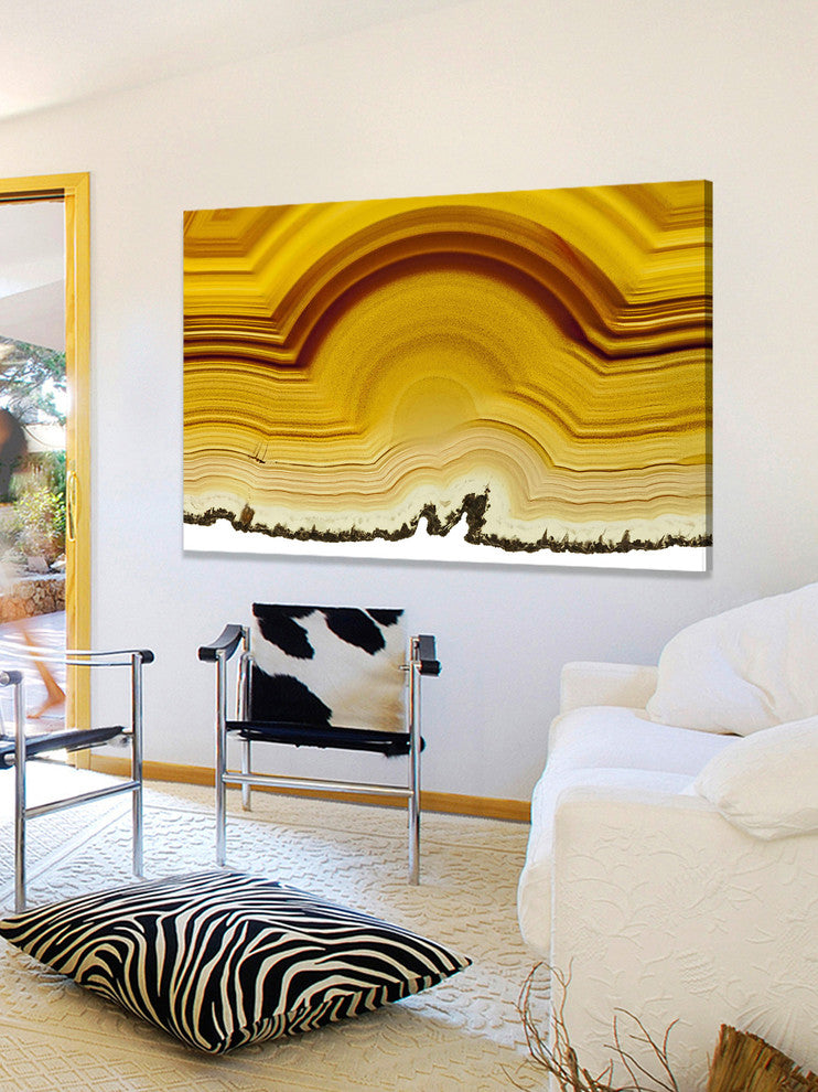 "Sun Mountain" Painting Print on Canvas