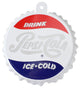3.25" Classic Pepsi-Cola Bottle Cap Logo Cut-Out Christmas Ornament