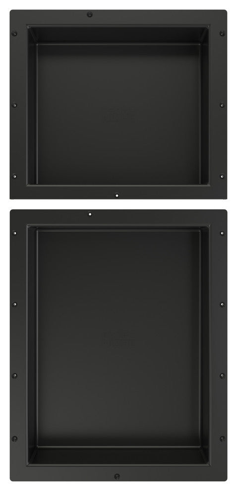 Tile Redi RND1614S-20 Double Niche Set, Recessed Shower Shelves