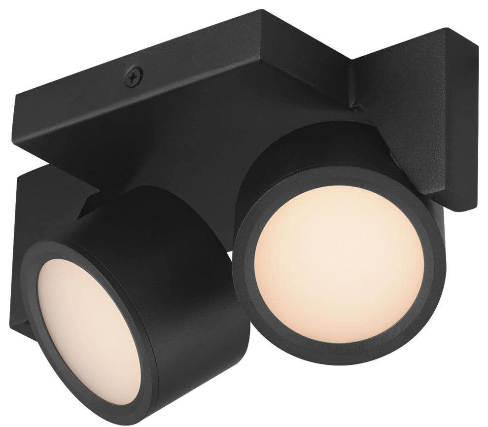 ET2 E30520 Embrace 5"W Semi-flush Ceiling Fixture - Black