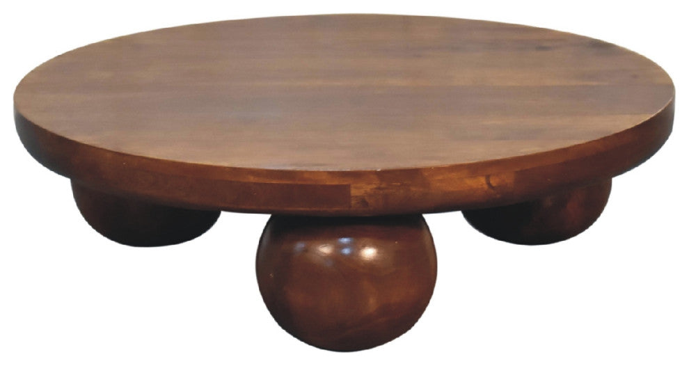 Chestnut Central Ball Table