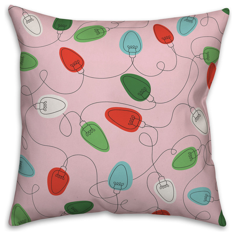 Bright Lights 20"x20" Throw Pillow