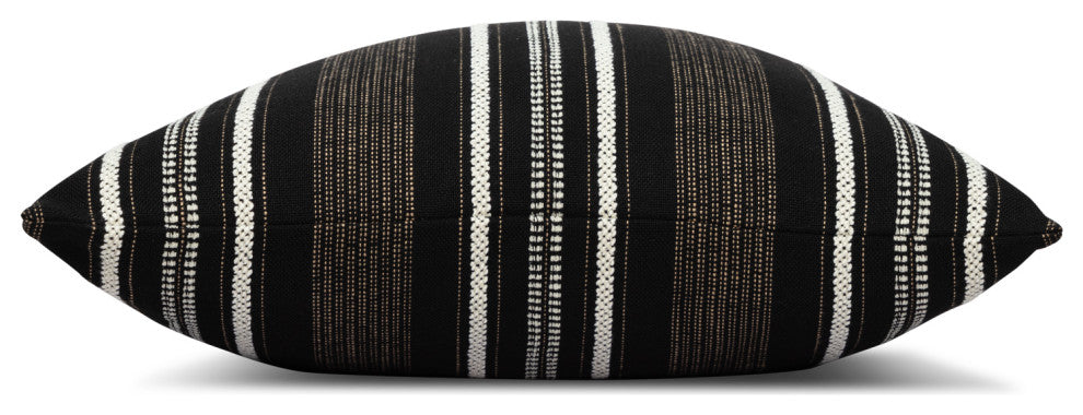 Pathway Ebony Indoor/Outdoor Performance Pillow, 20" x 20"