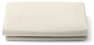 Organic Cotton Flat Sheet, Ivory, Twin, 74"x105"