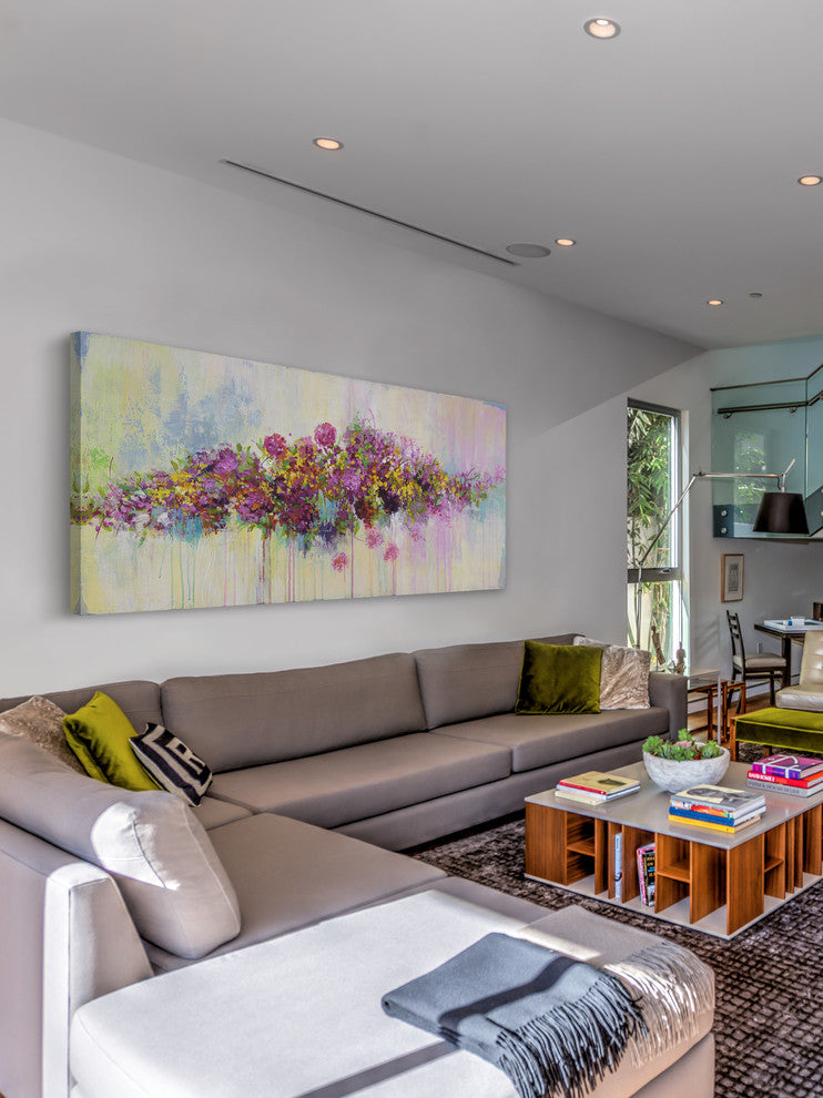 Marmont Hill, "Butterfly Dream" by Julie Joy Painting on Wrapped Canvas, 60x30