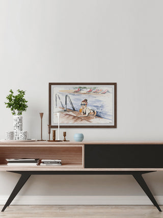 "Freshen Up" Framed Painting Print, 36"x24"