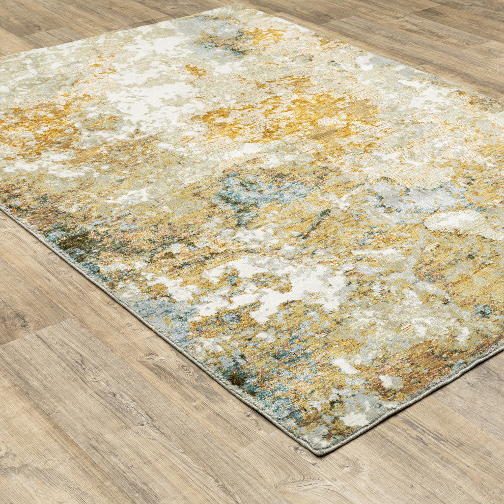 Elements Alabaster Gold/Beige Area Rug, 5'3"x7'3"