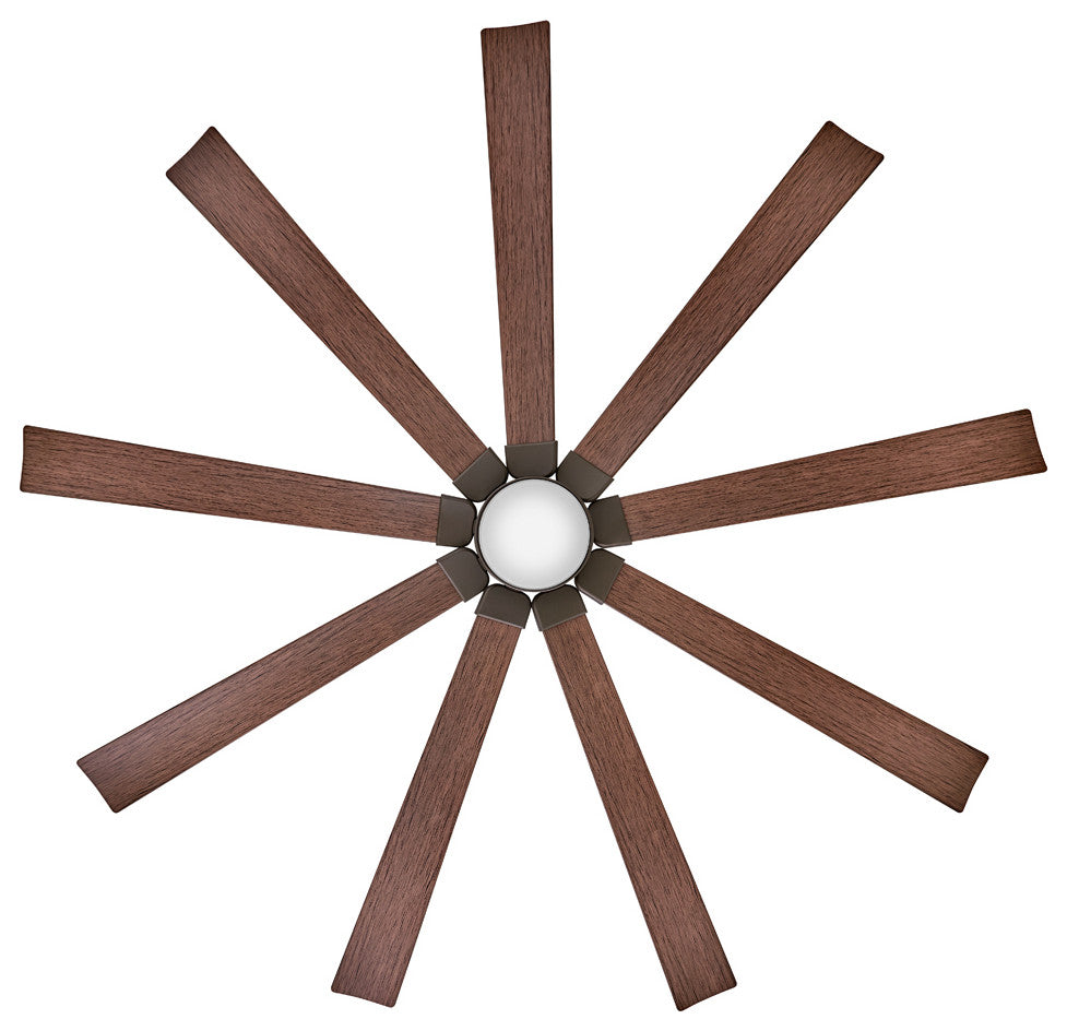 Hinkley Turbine 80" Integrated LED Ceiling Fan, Metallic Matte Bronze