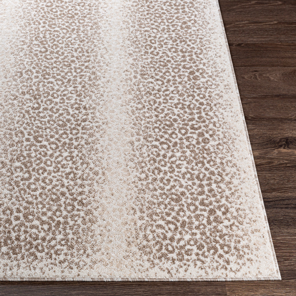 Surya Positano PSN-2312 7'10"x10' Rug, Ivory/White/Camel/Dark Brown