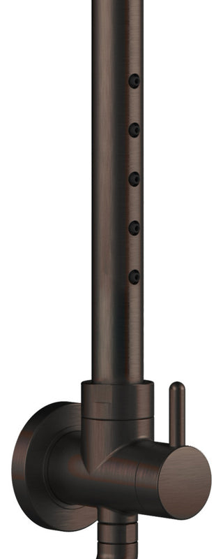 Atlantis 10-in Rain Showerhead Shower with 5-Body Jets and Handshower, Oil-Rubbed Bronze, 1.8gpm