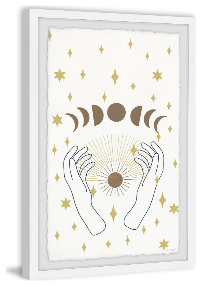 "Dark Moon Magic" Framed Painting Print, 30x45