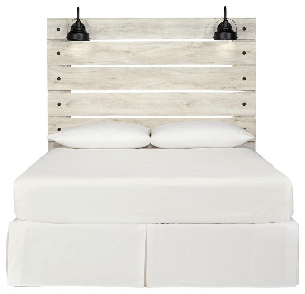 Cambeck Whitewash Queen Panel Headboard