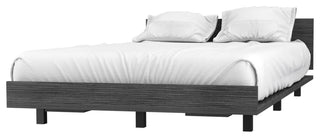Portoalegre Twin Bed Base Parent, Smokey Oak