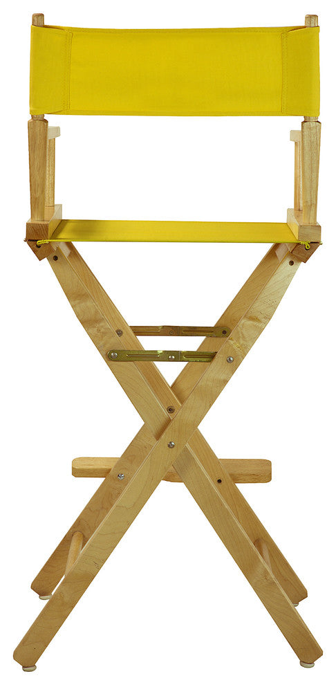 030" Director's Chair Natural Frame-Yellow Canvas