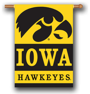 University of Iowa, 28"x40" 2-sided NCAA Banner