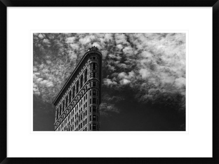 "Nyc, Flatiron" Framed Digital Print by Francesco Santini, 26"x20"