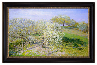 Spring (Fruit Trees in Bloom) by Claude Monet, Print on Canvas, 28'' x 18''