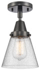 INNOVATIONS LIGHTING 447-1C-BK-G64-LED Small Cone Flush Mount