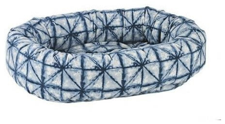 MicroVelvet Donut Bolstered Dog Bed, Shibori, Xxl
