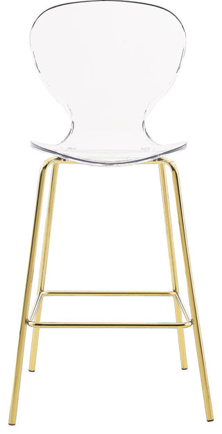 Clarion Counter Stool, Set of 2, Gold