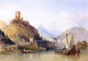 William Callow RWS Castle and Town of Cochem on the Moselle Wall Decal
