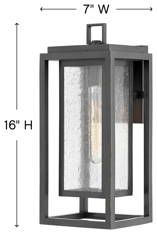 Republic Medium Wall Mount In Oil Rubbed Bronze