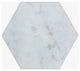 Calacatta Polished 10" Hexagon Marble Mosaic