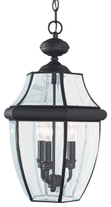 Generation Lighting 6039 Lancaster 3 Light 12"W Outdoor Taper - Black