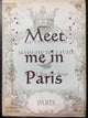 Paisley Mini Canvas, Meet Me In Paris