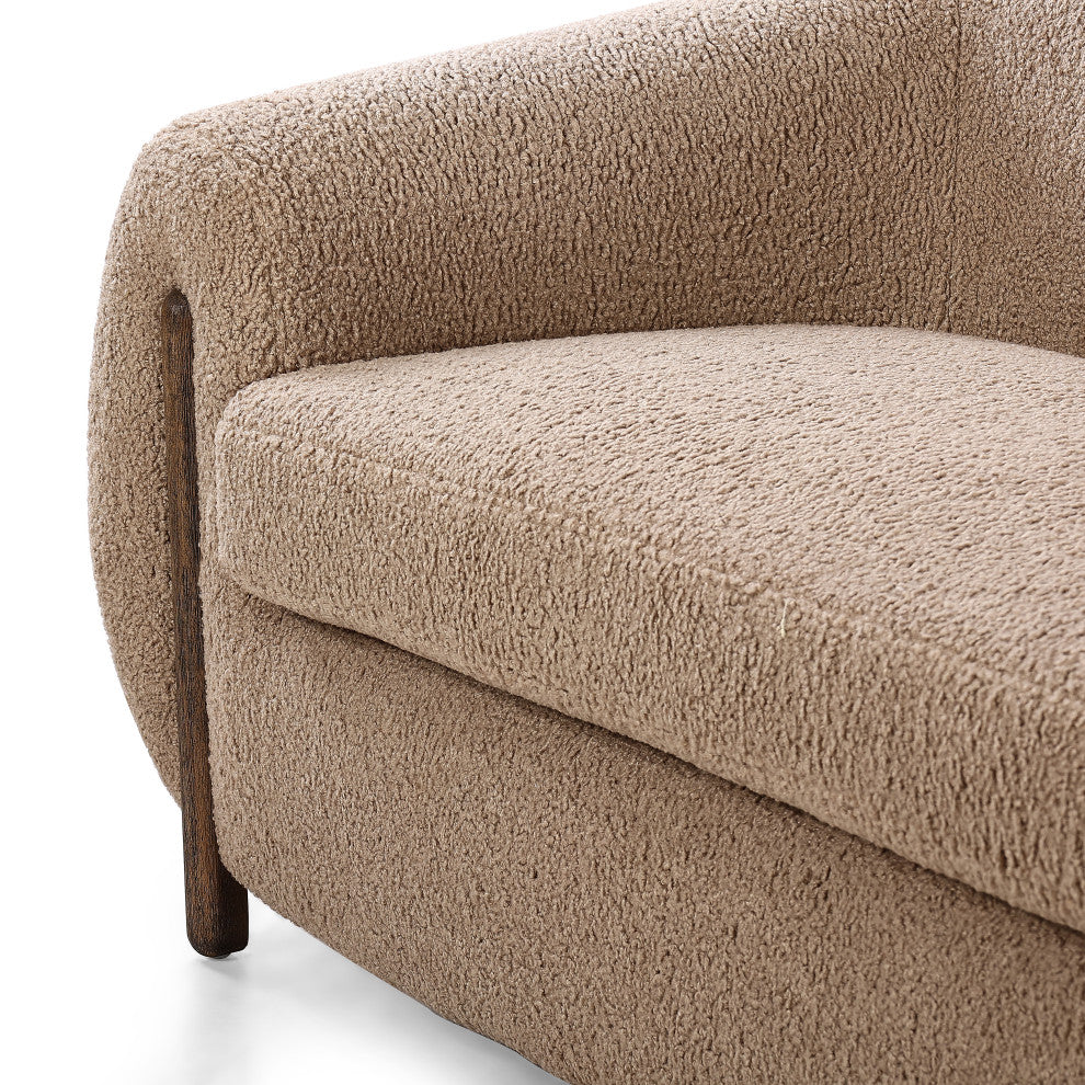 Lyla Sofa-86"-Sheepskin Camel